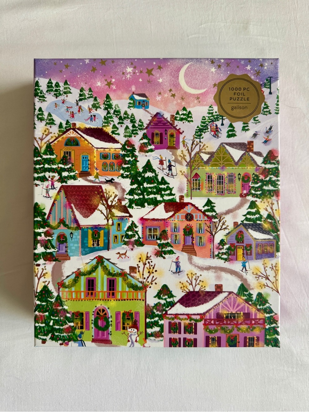 Galison Snowcap Village 1000-Piece Puzzle